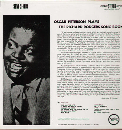 Plays The Richard Rodgers Song Book