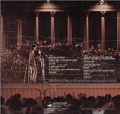 24 Luglio 1970 Joan Baez All'arena Civica Di Milano