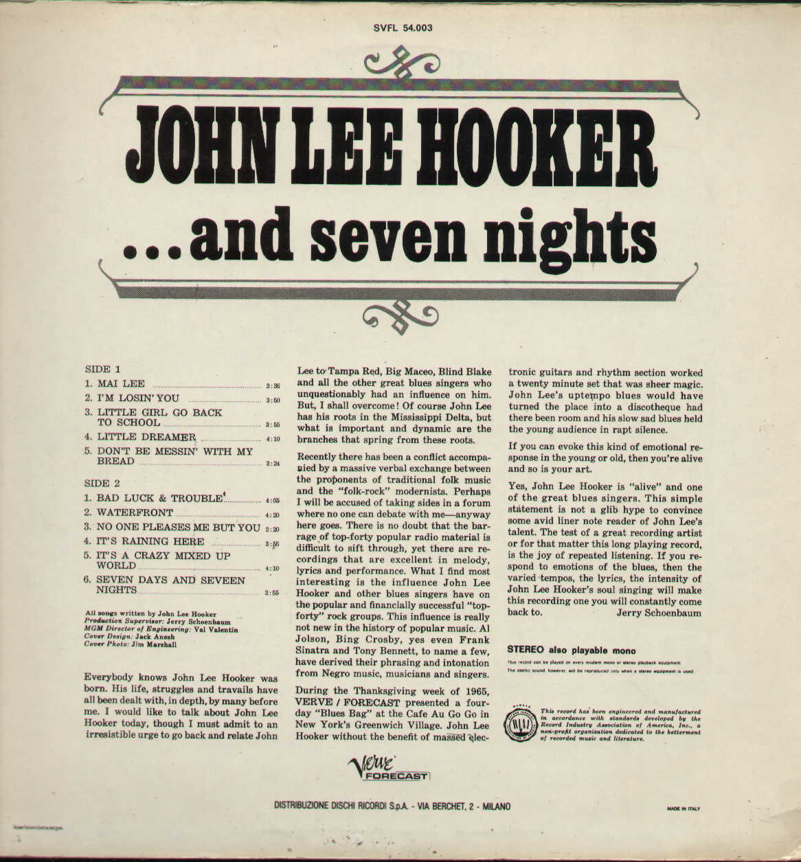 And Seven Nights