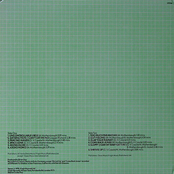 Q Are We Not Men A We Are Devo Picture Disc