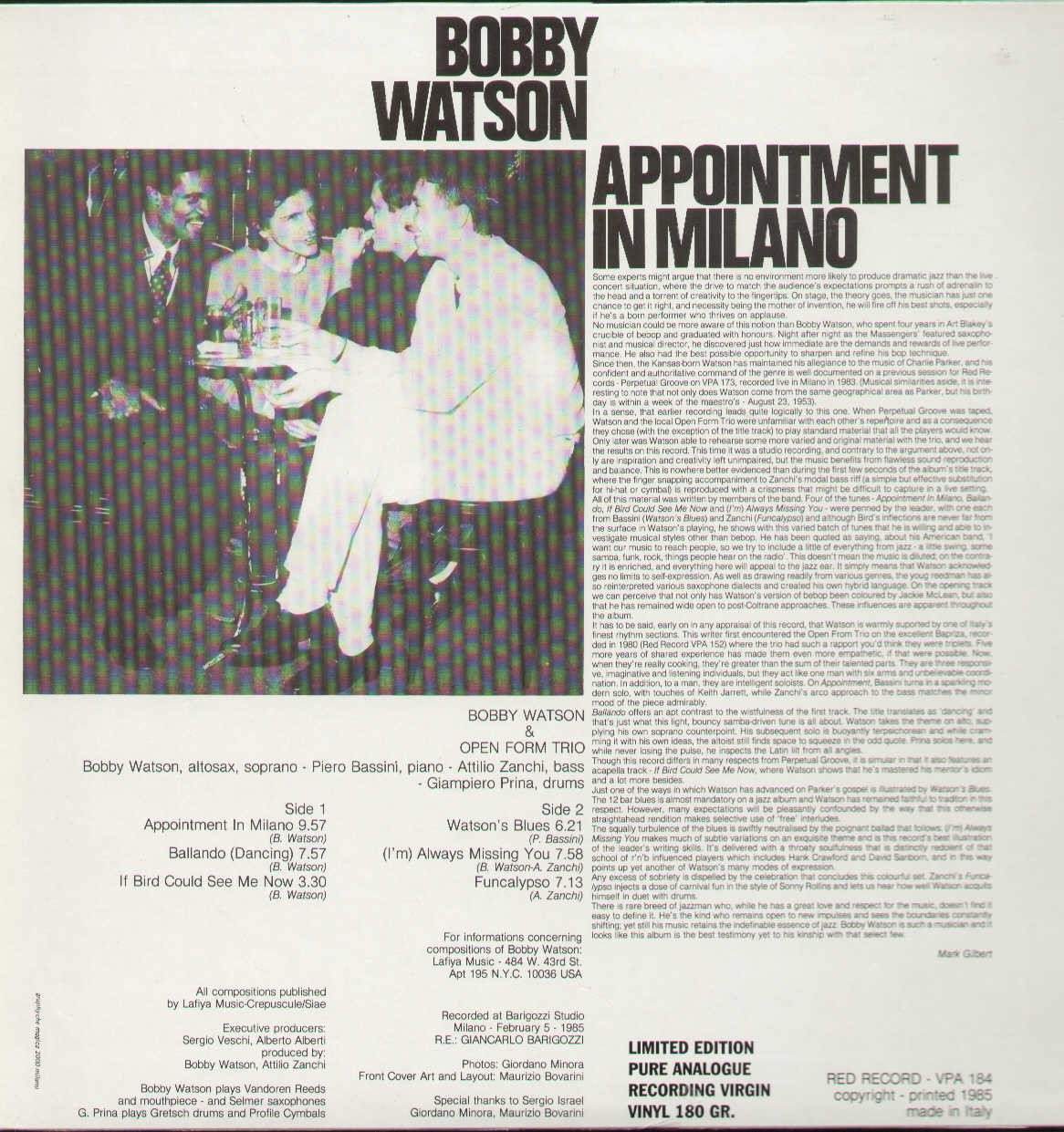 Appointment In Milano