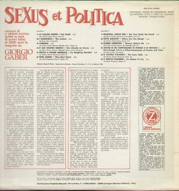 Sexus Et Politica