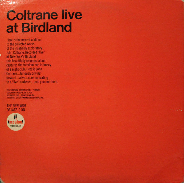 Coltrane Live At Birdland