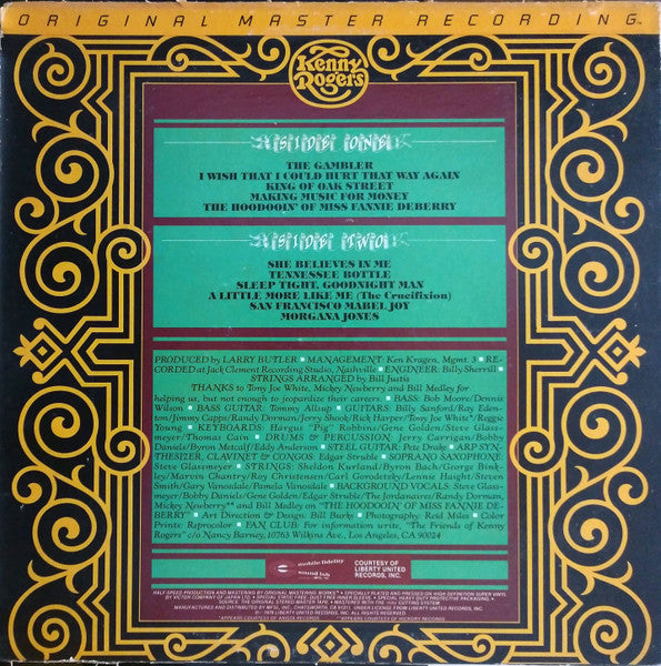 The Gambler Original Master Recording