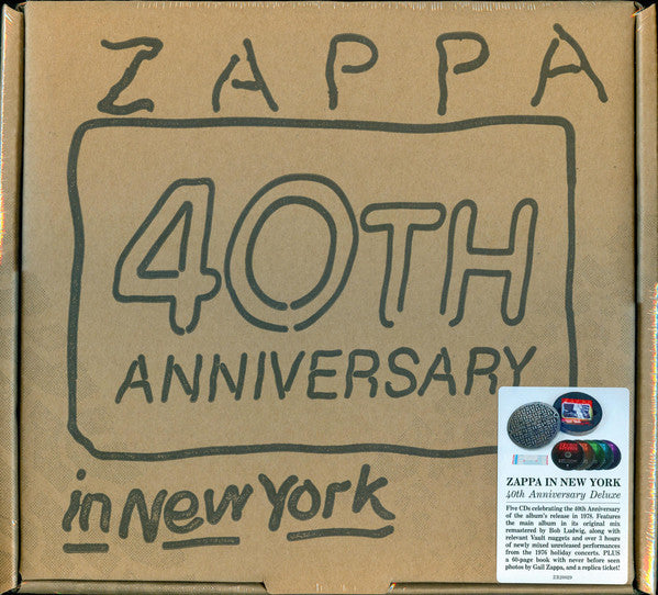 Zappa In New York 40th Anniversary Deluxe Edition BOXSET