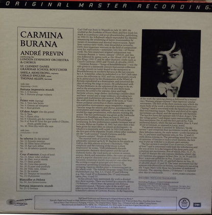Carmina Burana Original Master Recording