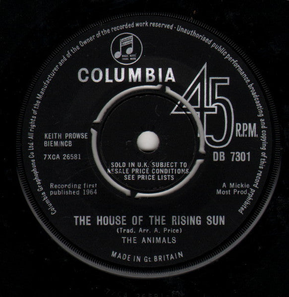 The House Of The Rising Sun / Talkin Bout You