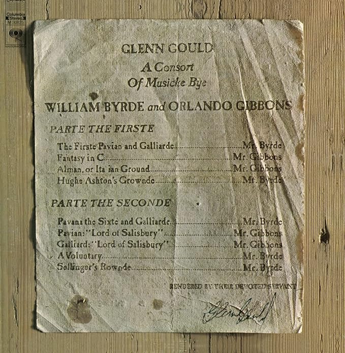 Consort Of Musicke Bye William Byrde And Orlando Gibbons