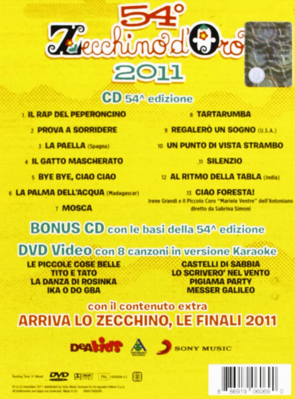 Zecchino D'Oro 54 special edition 2cd+dvd